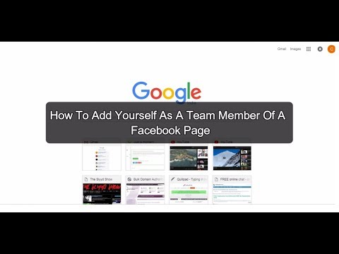 How to add yourself as a team member of a Facebook page How to add yourself as a team member of a Facebook page