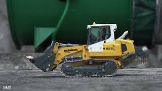 LESU LR 636 hydraulic tracked loader in action