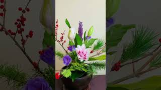 中式插花欣赏！ Chinese Floral Arts！ #flowers #flowerarrangement #florist