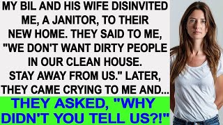 My BIL and his wife said to me, 'We don't want dirty people in our clean house  Stay away!'