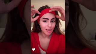 زياد وساره فقرة فتح الطلبية الجديدة من شي إن 😍 مع فقرة العناية بالبشرة 😍 غيث مروان وساره الورع