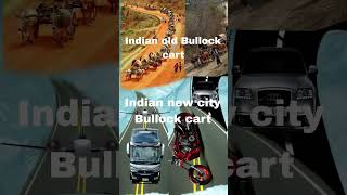 Indian old Bullock cart  and Indian new city Bullock #subscribe #india i#city #bullock #village vil#