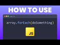 ForEach Loop Explained in 4 Minutes (JS Tutorial)