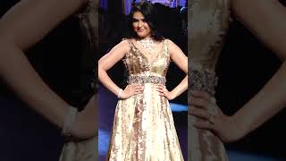 Madhurima Tuli in Shinning Gown at Bombay Times Fashion Week #bfw #madhurimatuli
