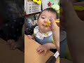 初めてみかんを食べたら…【7ヶ月赤ちゃん】