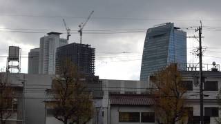 名古屋駅前の高層ビル群　Skyscraper group in front of Nagoya station