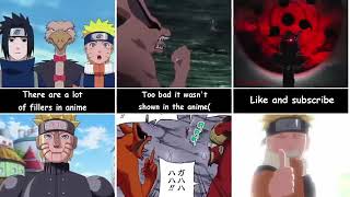 difference between Naruto anime and manga