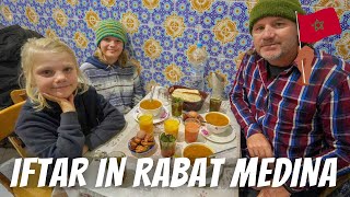 NZ FAMILY IFTAR IN  🇲🇦 RABAT FOR RAMADAN 2024: Trying Iftar at a restaurant in Rabat Medina.