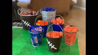 Tailgating Ideas - DIY Candy Bar & Utensil Holders