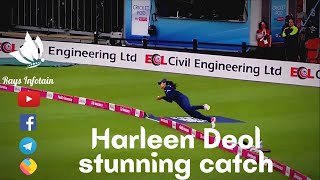 மெர்சல் கேட்ச் | Stunning catch by Harleen Deol #Raysshorts