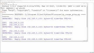 How to Ping Multiple IP Addresses - Scan Network with Ping - Python