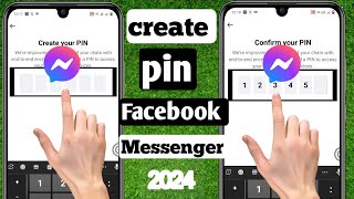 How to Create Pin On Facebook Messenger 2024 | Create Your Pin in Messenger (New Update)