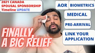 MY Sponsorship Update-2021 - AOR, BIOMETRICS, MEDICAL, PRE ARRIVAL, LINK YOUR APPLICATION PR CANADA