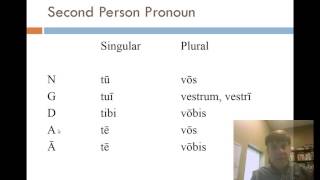 Latin Personal Pronouns Wheelock 11