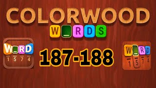 COLORWOOD WORDS Cryptogram level 187 188