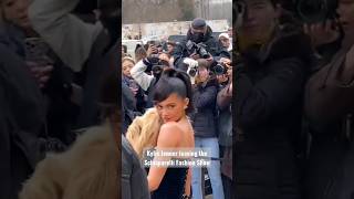 Kylie Jenner Leaving the Schiaparelli Fashion Show