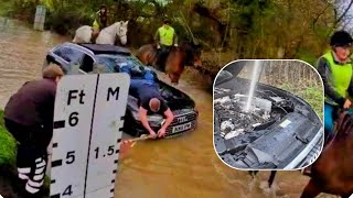 EPIC Audi FAILS HYDROLOCKED!!! Cars vs DEEP water compilation #30