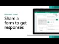 Share a form in Microsoft Forms