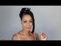 🔥How To EASY BOX BRAIDS  🚫 NO RUBBER BAND  YARN METHOD TENSION FREE Protective Style  Tupo1