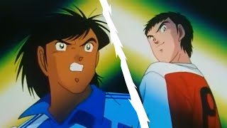 Captain Tsubasa Japan (Hyuga) vs RJ7 (Hino) Battle of Aces #captaintsubasa  #football #supercampeoes