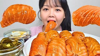 사르르 녹는다🤤대왕연어초밥 먹방💗ㅣGiant Salmon SushiㅣMUKBANG ASMR