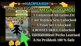 Shadow Fight 2 || TITAN MOD || All Hidden Sets Unlocked || NO ROOT || HERMIT SKILL ||