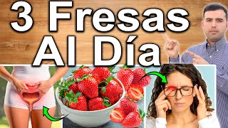 3 FRESAS EN AYUNAS CURA TODO! - ¿Para Qué Sirven Las Frutillas? - Beneficios Para Tu Salud Y Belleza