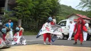 悪戸獅子舞（１/２）20110821岩木山麓獅子舞連絡会