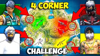 The 4 CORNER CHALLENGE in Free Fire!