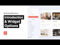 Business Directory Widget | 1 of 3 – Introduction & Widget Options