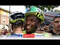 Eritrean rider Biniam Girmay makes history after sprinting to win third stage of Tour de France