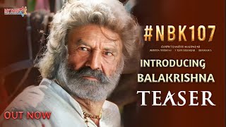 NBK 107 - Balakrishna Intro First Look Teaser | NBK 107 Official Teaser | S Thaman | NF Movies