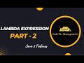 Lambda expression || Part 2