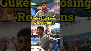 Gukesh's Losing Reactions (Tata Steel 2025) 😢