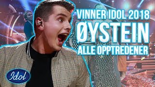 IDOLS NORWAY WINNER ØYSTEIN HEGVIK - ALL PERFORMANCES | Idols Norway 2018