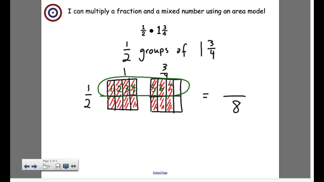 Mixed Number Multiplication Area Model At Lola Omay Blog