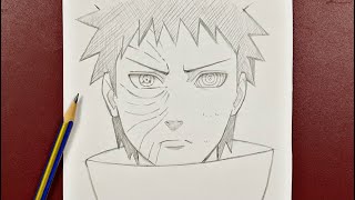 Anime drawing | how to draw obito uchiha step-by-step