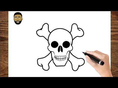 How To Draw A Skull - YouTube