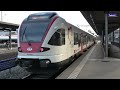 swiss trains rotkreuz sbb rabe 521 rabe 523 flirt trains s1 luzern baar s26 lenzburg