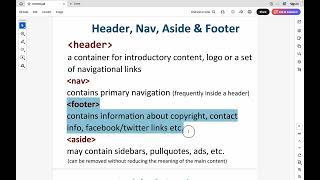 CMPS 350 - U1 HTML - Part 1