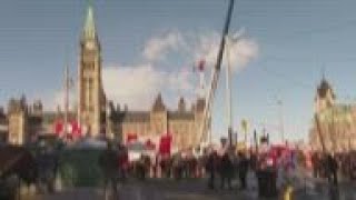 Protester: 'We're not leaving' Ottawa demo site