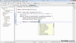 Android Training Menus and Dialogs: context