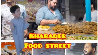 kharadar ki food street gay|😋Ahmed Raza memon|