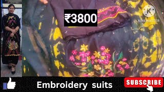 embroidery suits de price dekh ke order karo