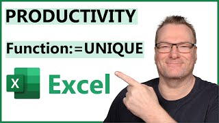 UNIQUE Excel Function Explained: Step-by-Step Tutorial!