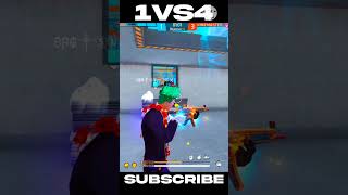 Challenge Only MAC10 1 vs 4 🥵 Destroyed in Seconds 😱 Woodpecker 🤯 #shorts #ironicff #freefire#short