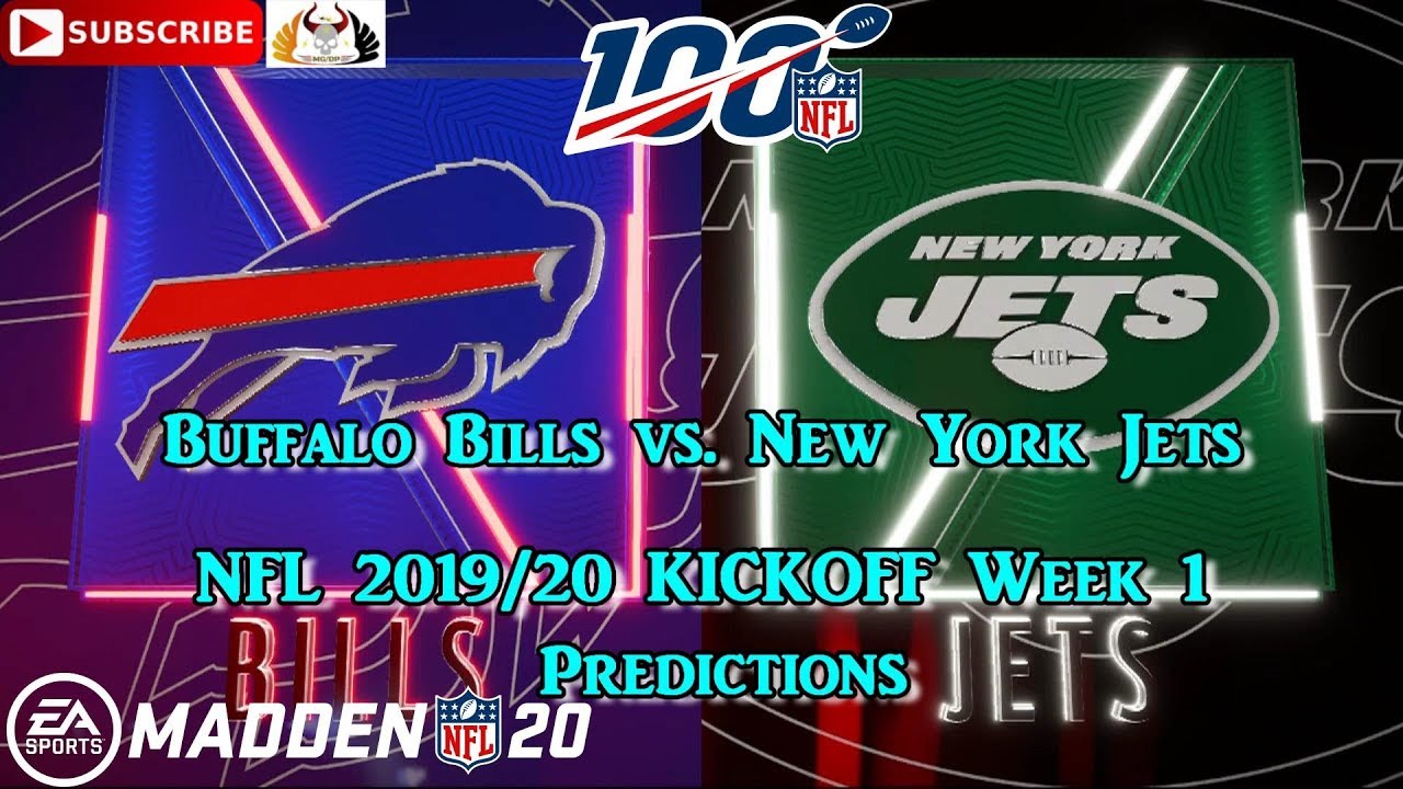 Buffalo Bills Vs. New York Jets | NFL 2019-20 Week 1 | Predictions ...