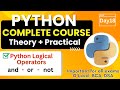 Python Logical Operators | Python Complete Course for Beginners - Day18