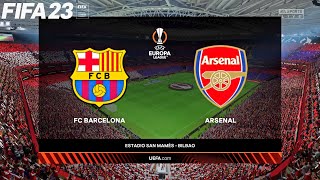 FIFA 23 | FC Brcelona vs Arsenal - UEFA Europa League Final - PS5 Gameplay