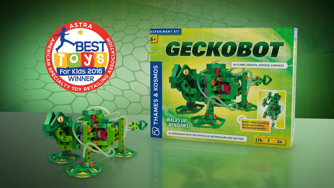 Geckobot - The Wall Climbing Robot By Thames & Kosmos - YouTube